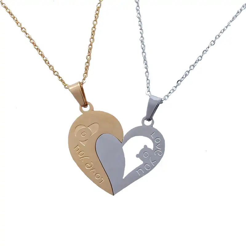 گردنبند مدل دوستی مجموعه 2 عددی