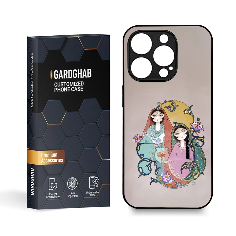 کاور گارد قاب مدل دخترانه مناسب برای گوشی موبایل اپل iPhone 15 Pro 