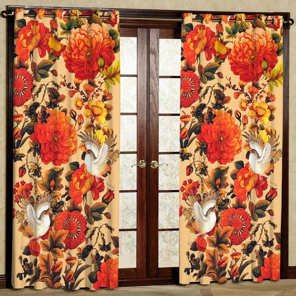 پرده مدل مخمل پانچی کد 7305 سایز 280x140 سانتی متر