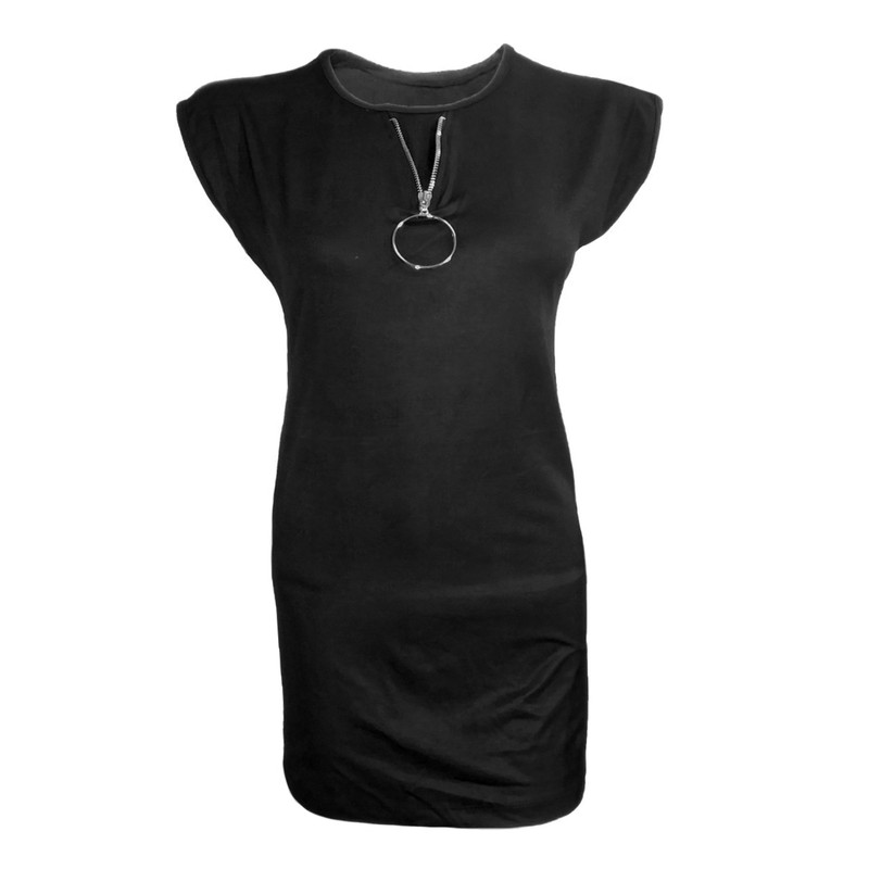 تونیک زنانه مدل ژاکلین کد tms-674 رنگ مشکی
