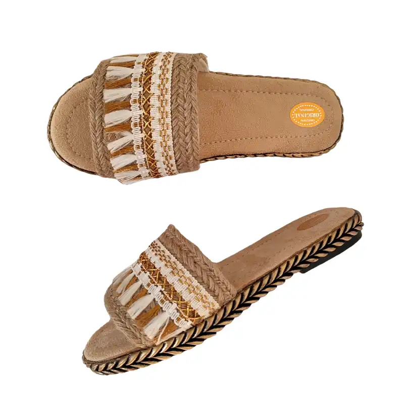 صندل زنانه مدل کنفی