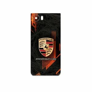 MAHOOT Porsche-Logo Cover Sticker for BlackBerry KEYONE