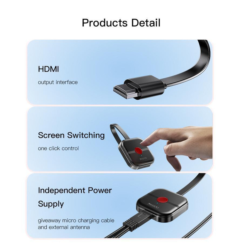 دانگل HDMI انتقال تصویر یسیدو مدل TV10