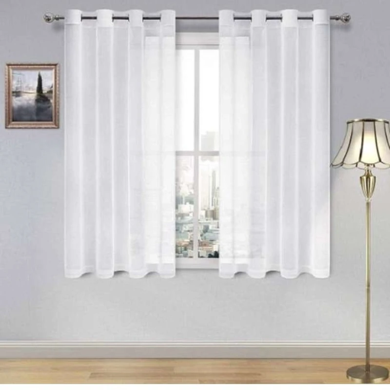 پرده پرهام دکور مدل حریر شاین اسکاچی پانچ شده سایز 180×300سانتیمتر