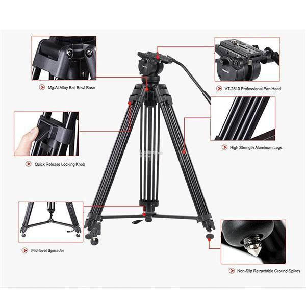 سه پایه دوربین کینگ جوی مدل VT-2500