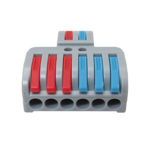 کانکتور فشاری دو به شش مدل RDC-206 کانکتور فشاری دو به شش مدل RDC-206