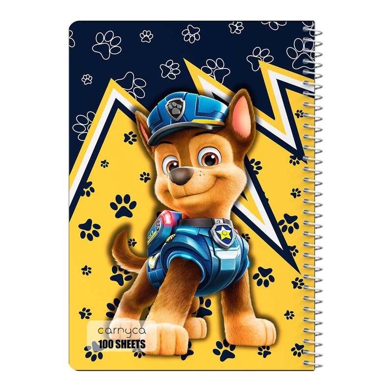 دفتر مشق 100 برگ سیمی کارنیکا طرح سگ های نگهبان paw patrol کد 41240