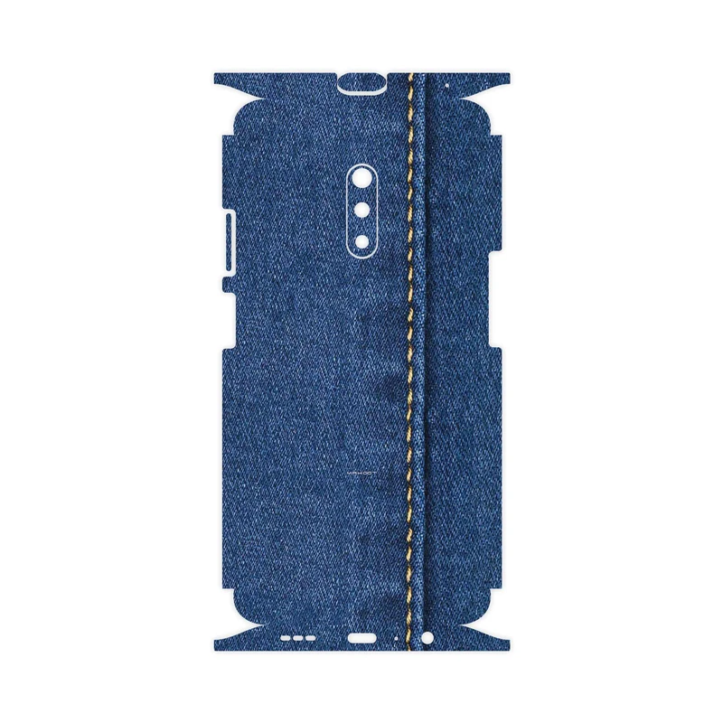 برچسب پوششی ماهوت مدل Fabric Texture 8-FullSkin مناسب برای گوشی موبایل اپو Realme X