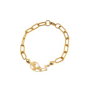 دستبند طلا 18 عیار زنانه مدل satin02