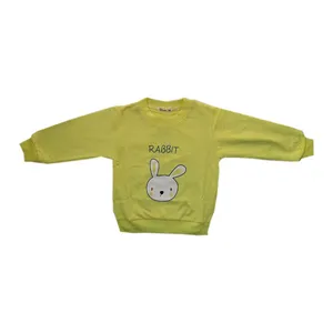 سویشرت دخترانه مدل خرگوش رنگ زرد