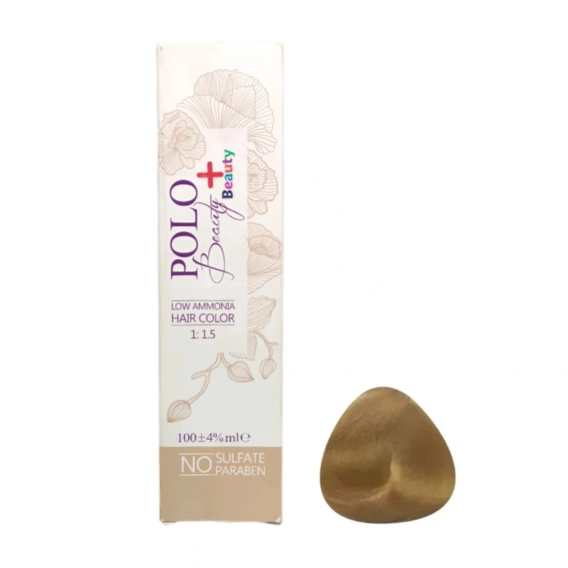 رنگ مو پلو بیوتی شماره 10.3 مدل پلاس بیوتی حجم 100 میلی لیتر رنگ بلوند طلایی خیلی خیلی روشن