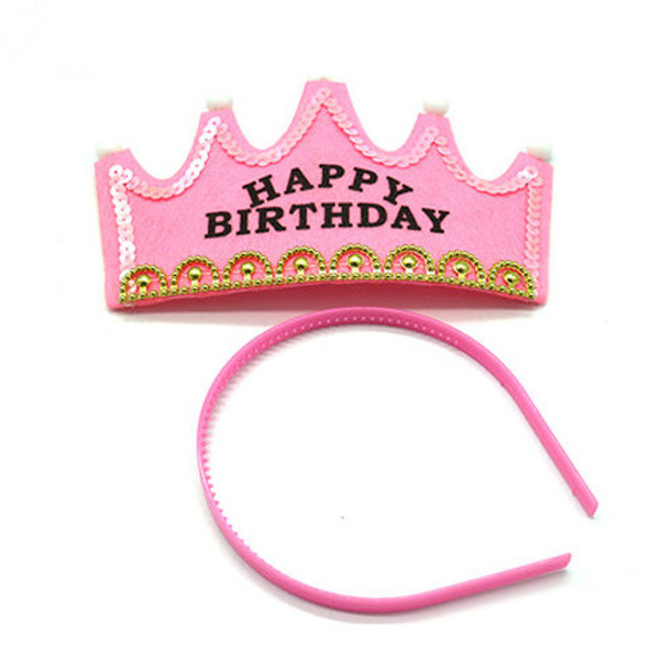 تاج تولد مدل HBD چراغدار