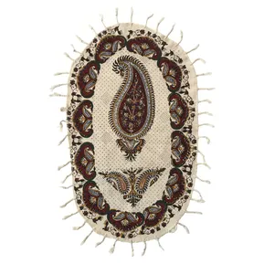 رومیزی قلمکار مدل بته ترمه کد J30 