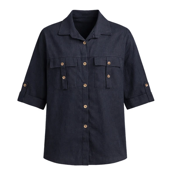 مانتو زیر باسن زنانه مدل دو جیب