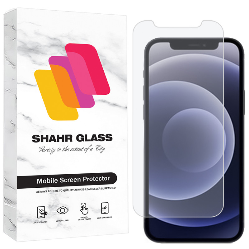 محافظ صفحه نمایش شهر گلس مدل SMPLS مناسب برای گوشی موبایل اپل iPhone 12 Pro / iPhone 12