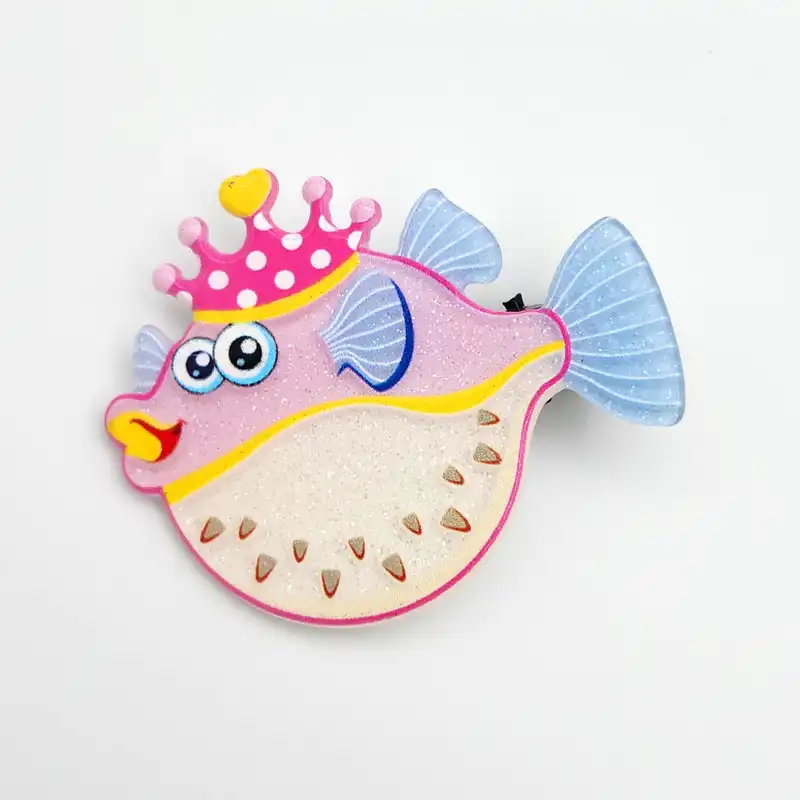 گیره مو دخترانه مدل ماهی کد SNG319