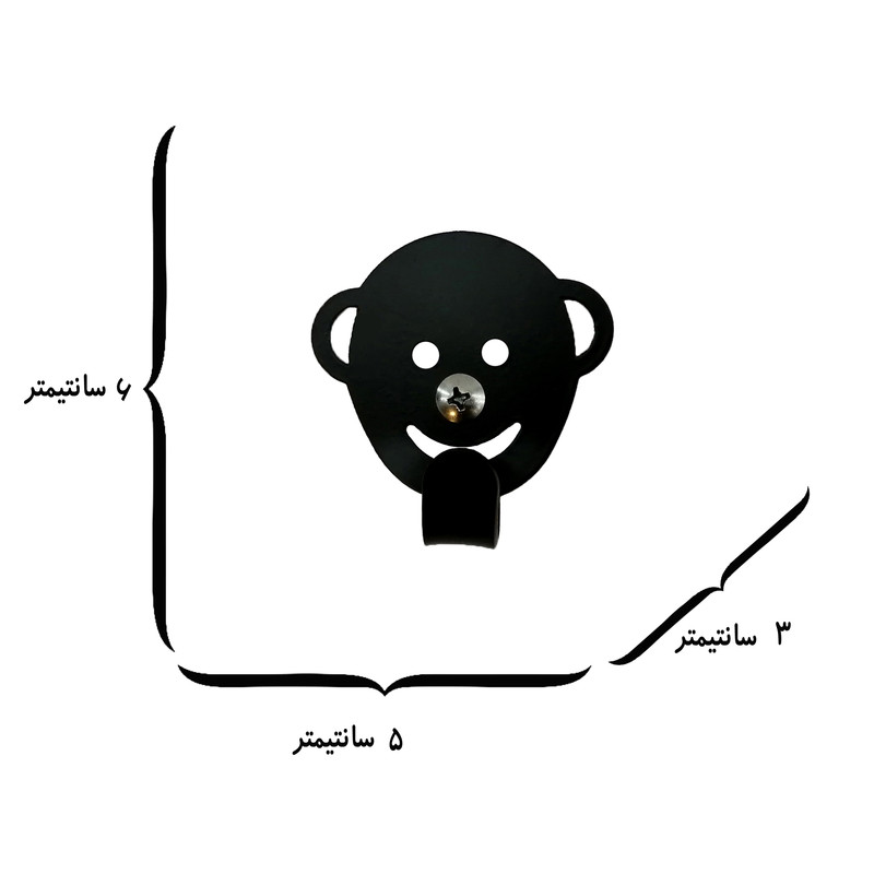 آویز لباس مدل میمون مجموعه 3 عددی آویز لباس مدل میمون مجموعه 3 عددی