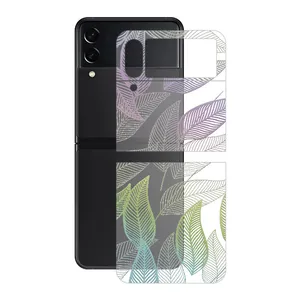 Remax cover sticker Clea model leaf design suitable for Samsung Galaxy Z Flip3 mobile phone