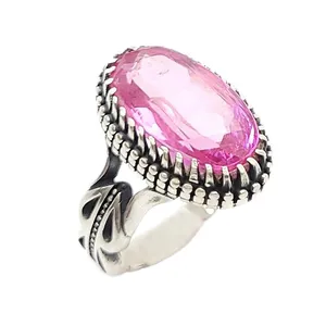 انگشتر نقره مردانه مدل توپاز کد 5454335