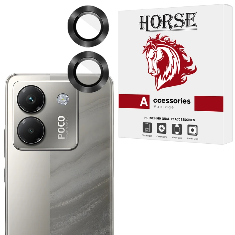 محافظ لنز دوربین هورس مدل RINH20 مناسب برای گوشی موبایل شیائومی Poco M7 Pro