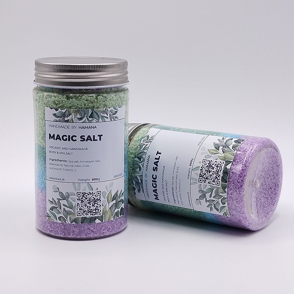 نمک حمام هامانا مدل Magic Salt وزن 600 گرم -  - 7
