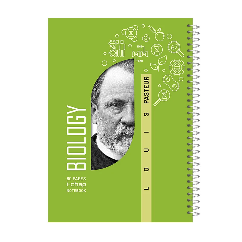 دفتر مشق 80 برگ آی چاپ مدل زیست کد 301b-a