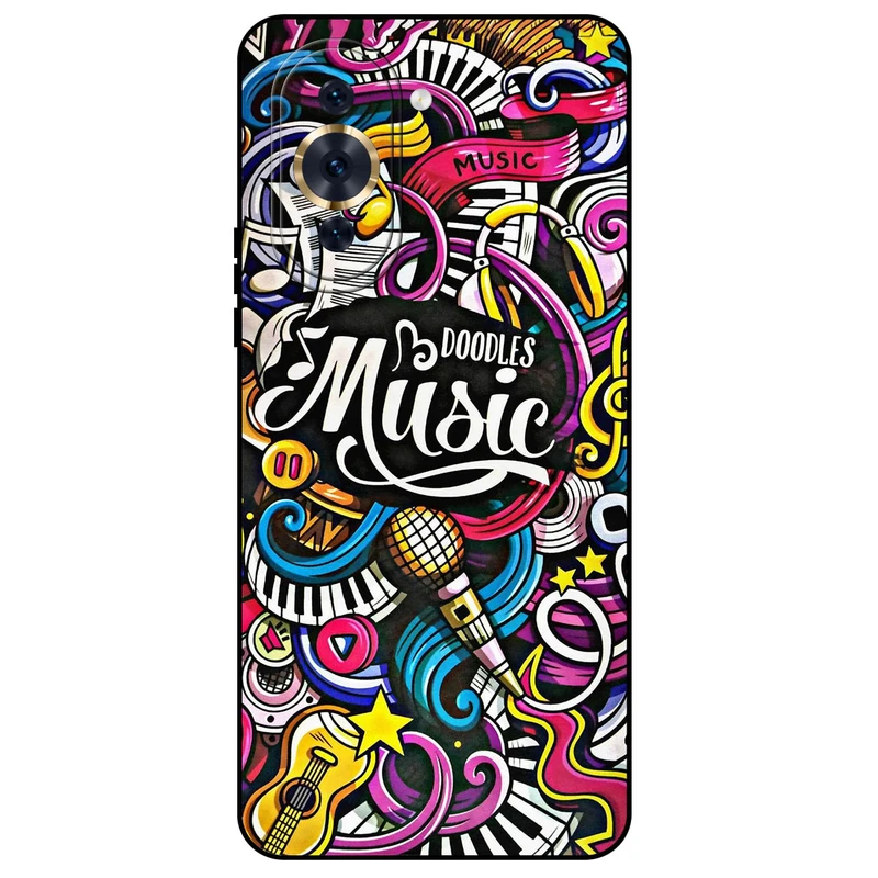 کاور مگافون طرح موزیک مدل 8241 مناسب برای گوشی موبایل هوآوی Nova 10