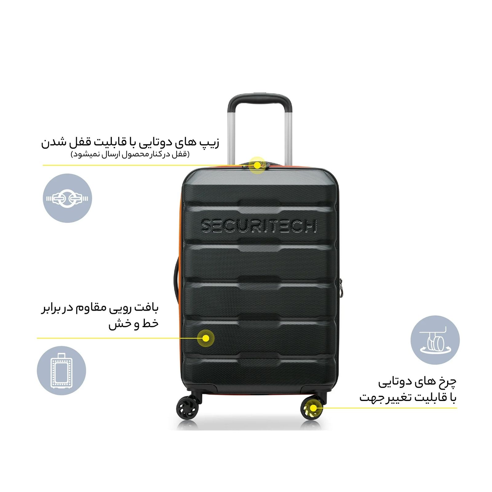 ست سه عددی چمدان دلسی مدل CITADEL SECURITECH کد 40058980 -  - 44