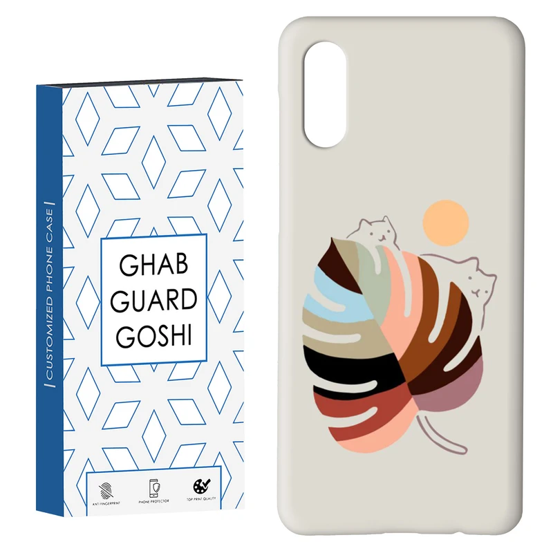 کاور قاب گارد گوشی طرح گربه کد Dimo-014 مناسب برای گوشی موبایل سامسونگ Galaxy A02 / M02