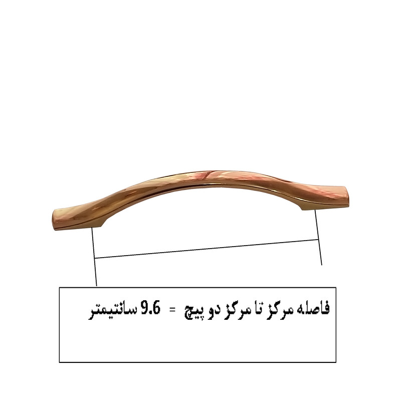 دستگیره کابینت و کمد مدل SDN96 بسته 2 عددی