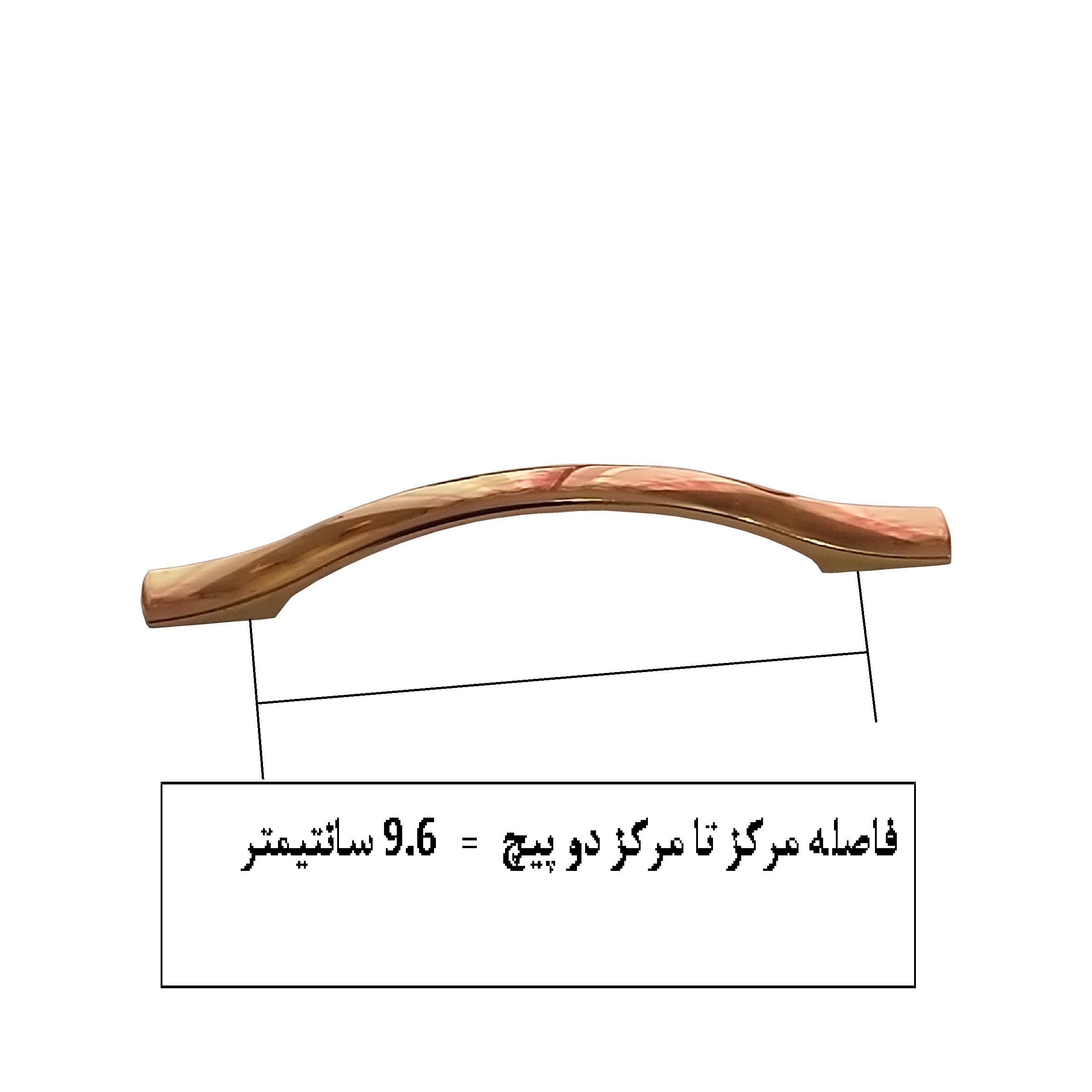دستگیره کابینت و کمد مدل SDN96 بسته 5 عددی دستگیره کابینت و کمد مدل SDN96 بسته 5 عددی
