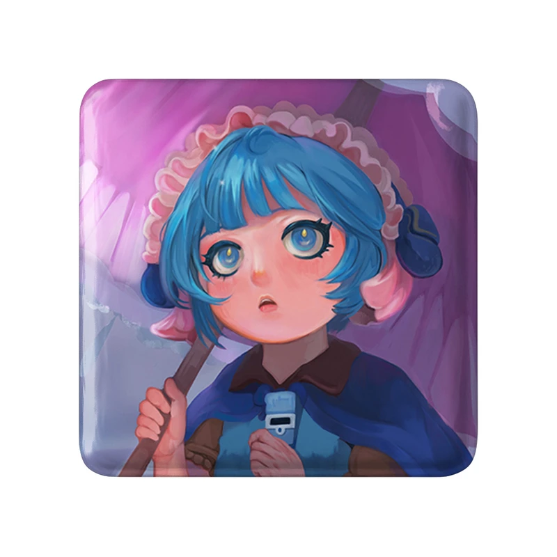 مگنت خندالو طرح مارلوک انیمه ساخته شده در پرتگاه Made in Abyss  مدل مربعی کد 22100