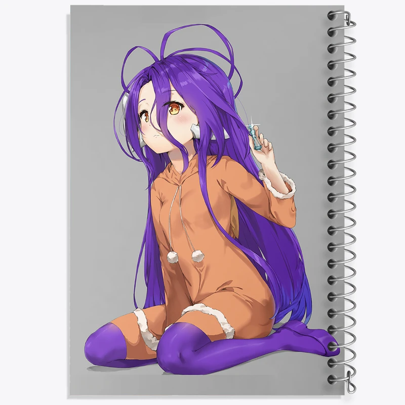 دفتر مشق 50 برگ خندالو طرح شووی انیمه نو گیم نو لایف کد 32438