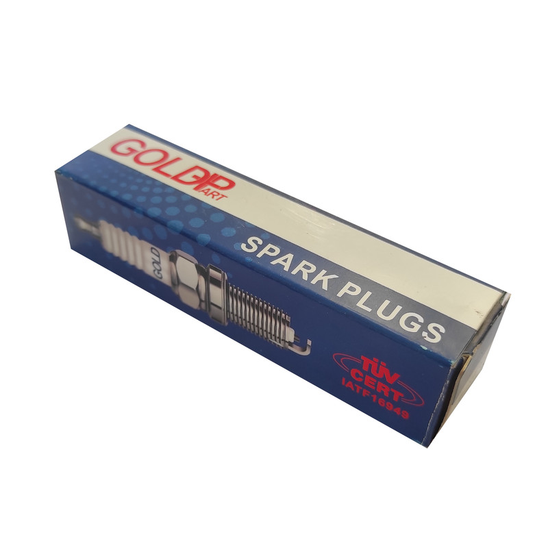 شمع خودرو گلدپارت مدل تک پلاتین بسته 4 عددی