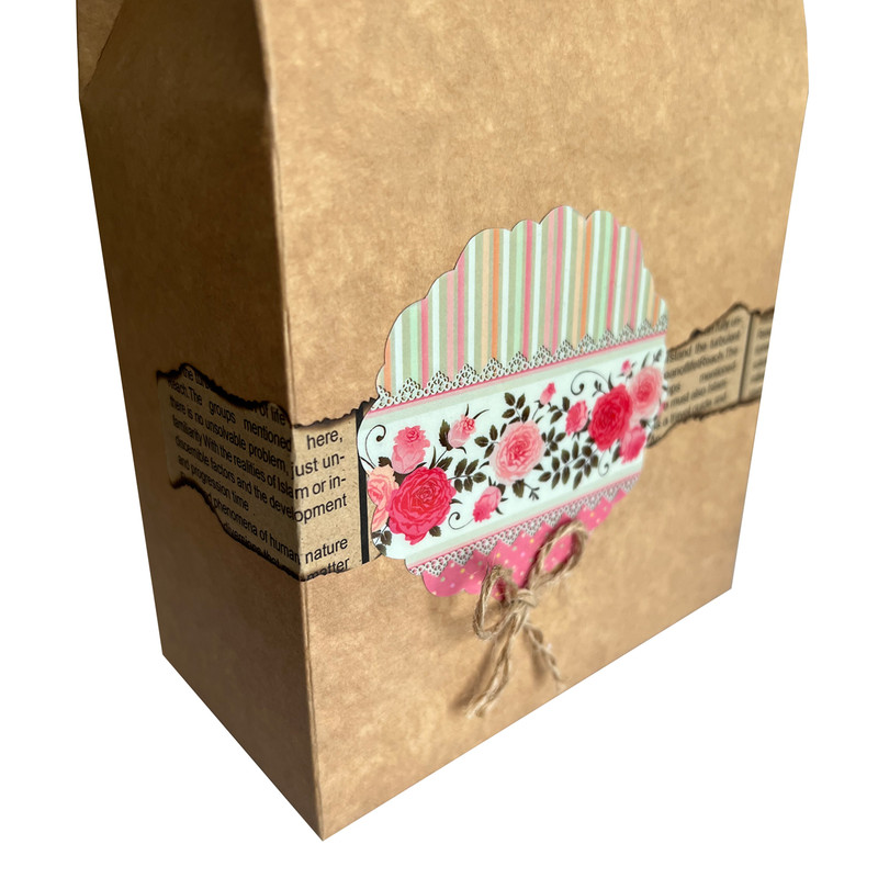 پاکت هدیه مدل گل سیلن کد 7