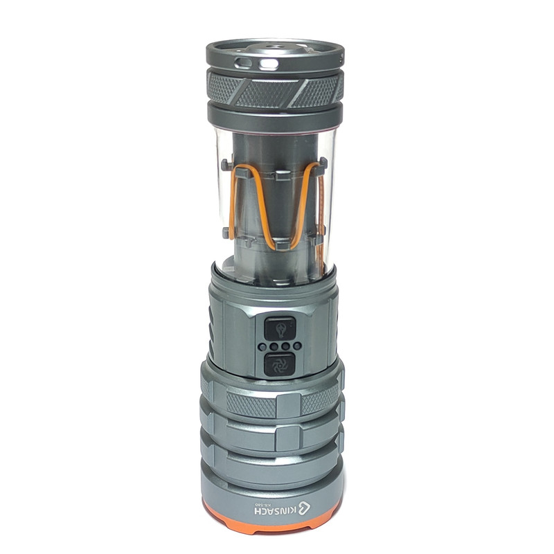چراغ قوه دستی کینساچ مدل ks-580 چندکاره فانوسی دار با نور مهتابی