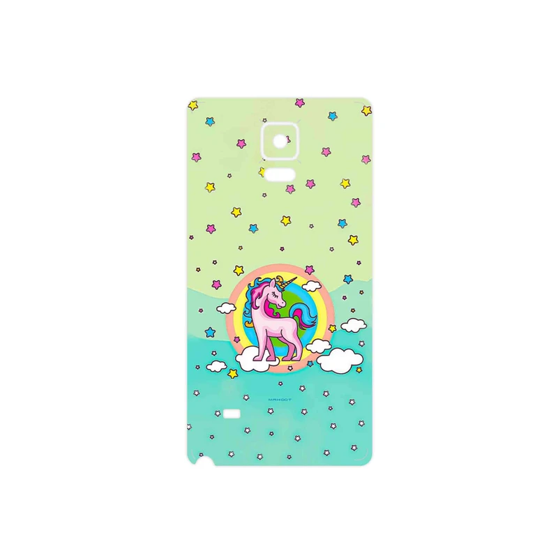 برچسب پوششی ماهوت مدل Rainbow unicorn adventure مناسب برای گوشی موبایل سامسونگ Galaxy Note 4