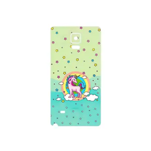 MAHOOT Rainbow unicorn adventure Cover Sticker for Samsung Galaxy Note 4