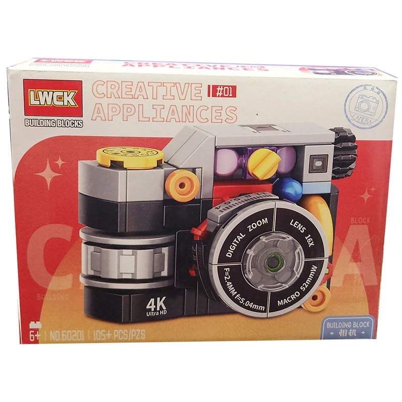 ساختنی 105 تکه مدل دوربین عکاسی