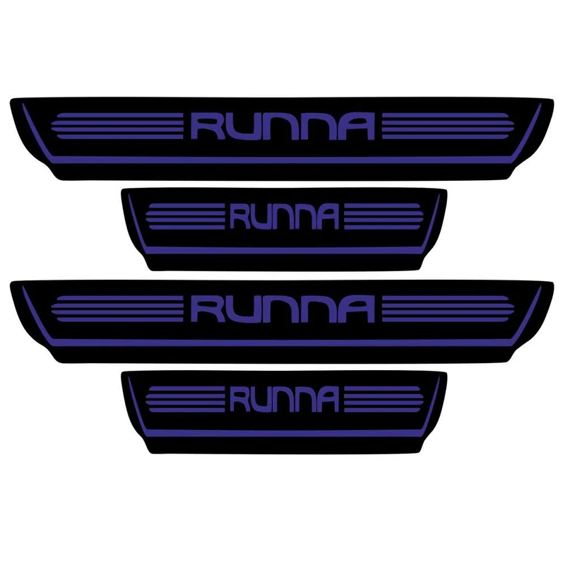   برچسب بدنه خودرو اسپرت غدیر مدل CH BL YA59 A148 مناسب برای رانا بسته 4 عددی