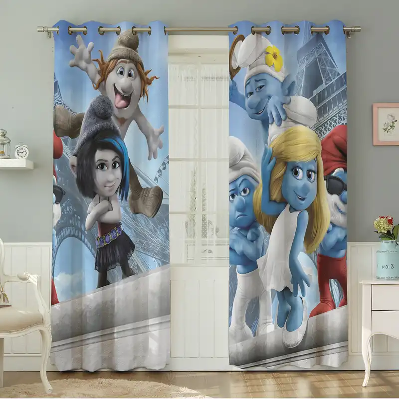 پرده نیروانا طرح کودک مدل مخمل کد 5069سایز 140×280 سانتی متر