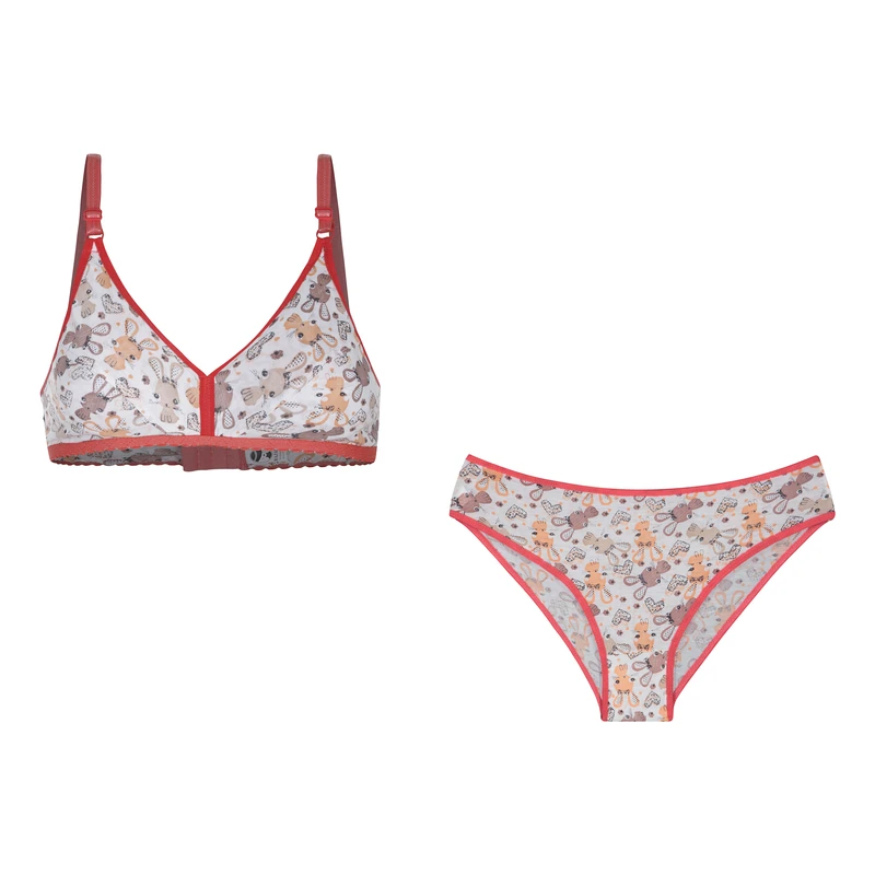 ست شورت و سوتین دخترانه بزک مدل Go_59