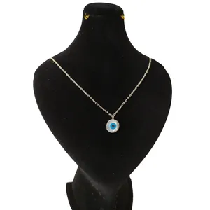 گردنبند نقره زنانه مدل چشم نظر