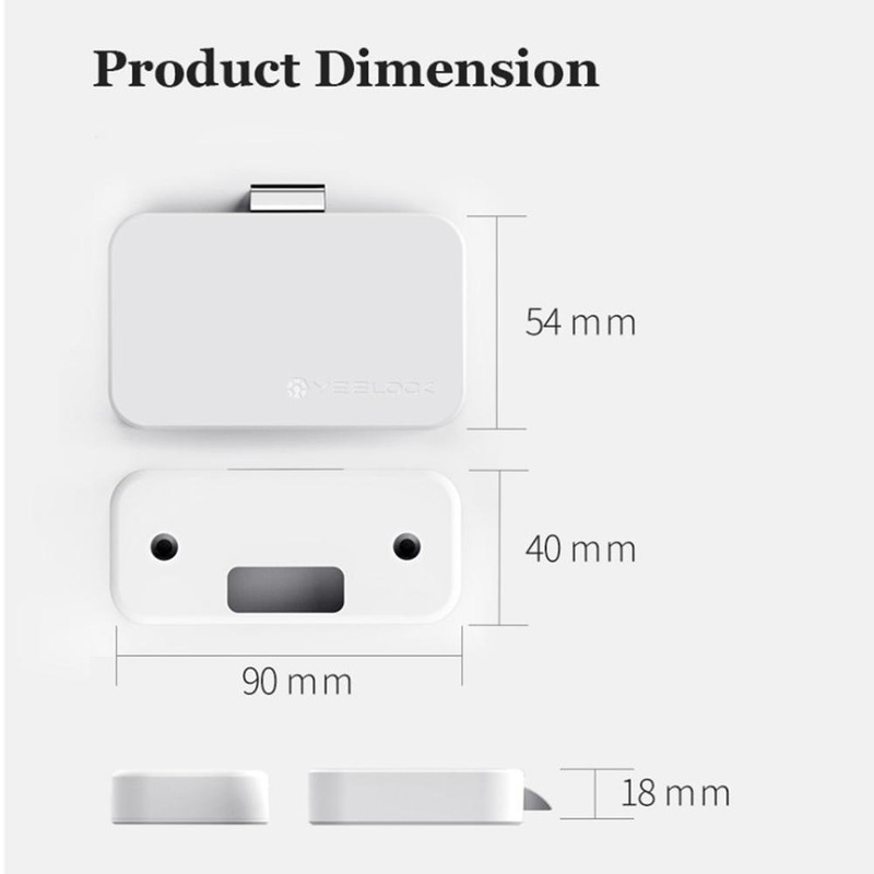 قفل کمدی هوشمند یی لاک مدل Bluetooth ZNGS01YSB