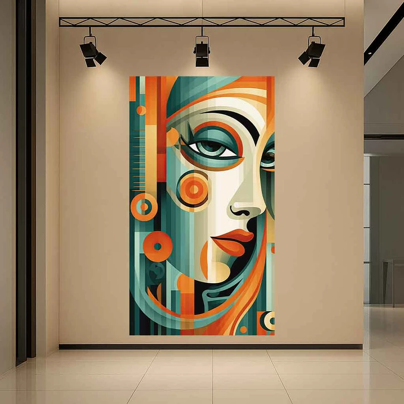 پوستر طرح هنر دکوراسیون مدل هندسه معاصر کد AR3061075