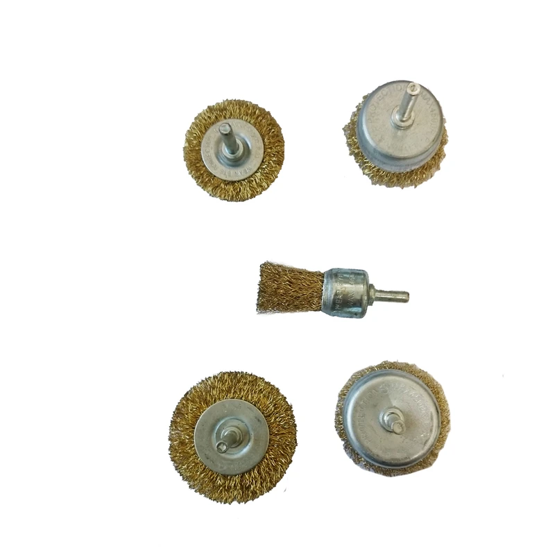 فرچه سیمی گلدن پلاس مدل A1 مجموعه 5 عددی