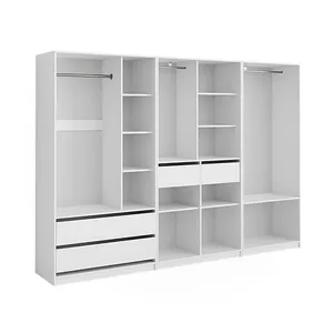 کمد لباس فلفور کابینت مدل MDF-TO-280