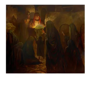 پرچم مدل نقاشی خرابه شام کد 500046-140160