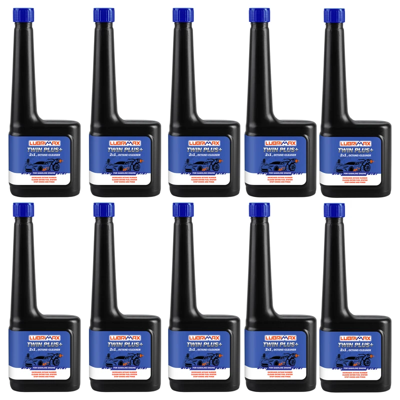 اکتان بوستر لوبریمکس مدل توئین پلاس (1x2) حجم 300 میلی لیتر بسته 10 عددی