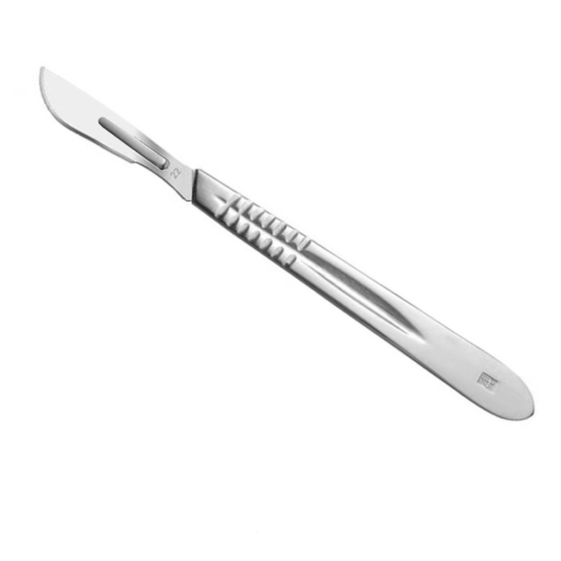 دسته تیغ جراحی مدل SRNSA شماره 4 به همراه تیغ استریل هاینز شماره 22 کدSKJMRJNQW002369 بسته 11 عددی